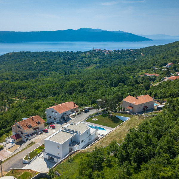 Villa Maru, Villa Maru s bazenom, Martina, Brseč, Hrvatska Martina