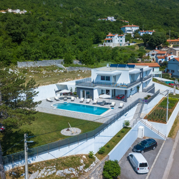 Villa Maru, Villa Maru s bazenom, Martina, Brseč, Hrvatska Martina