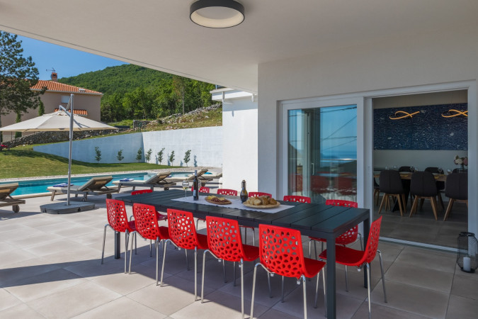 Eksterijer, Villa Maru s bazenom, Martina, Brseč, Hrvatska Martina