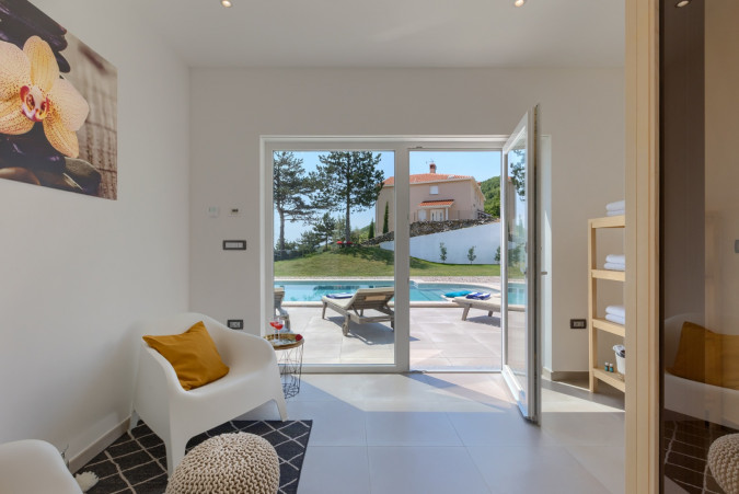 Interijer, Villa Maru s bazenom, Martina, Brseč, Hrvatska Martina