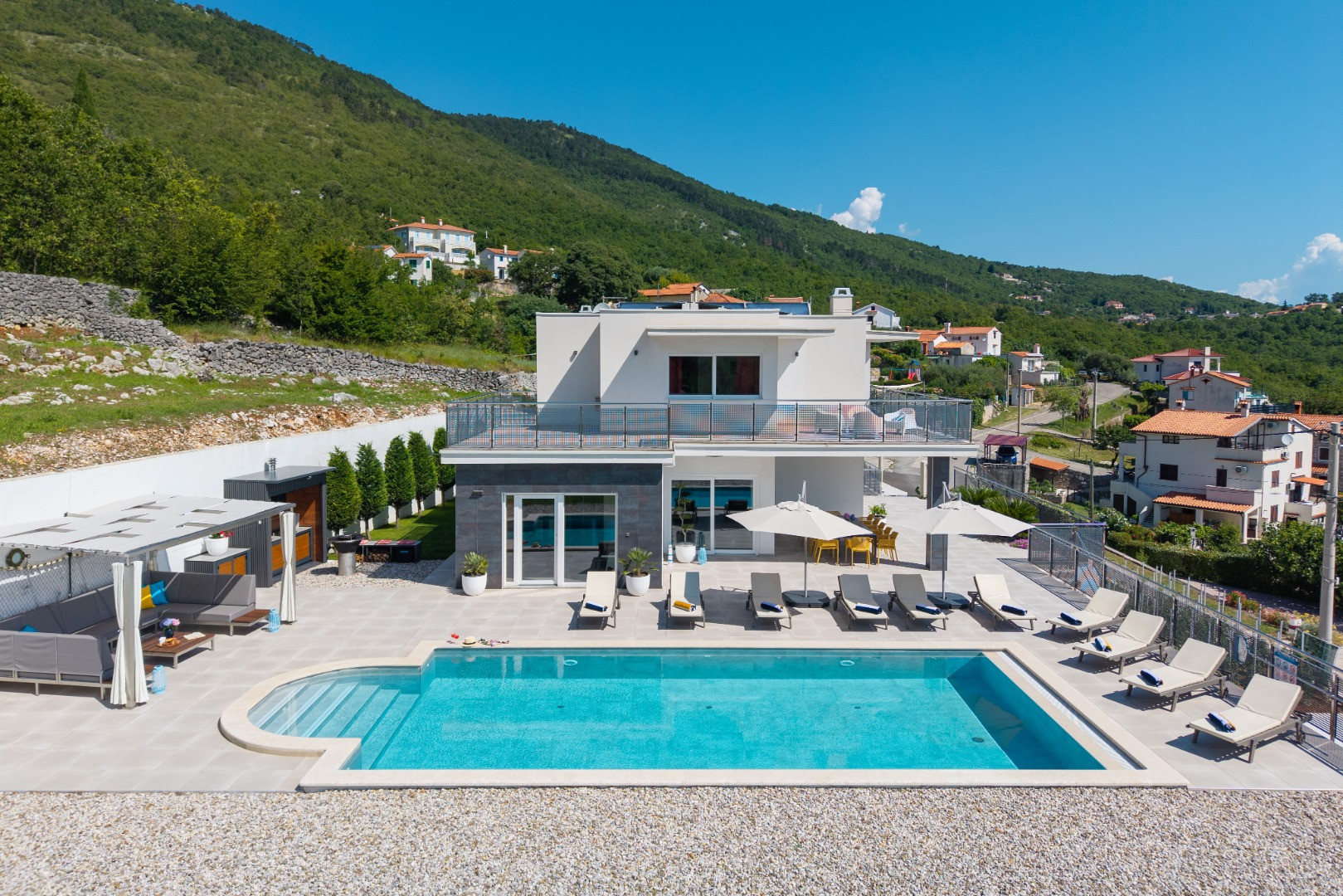 Villa Maru s bazenom, Martina, Brseč, Hrvatska Martina